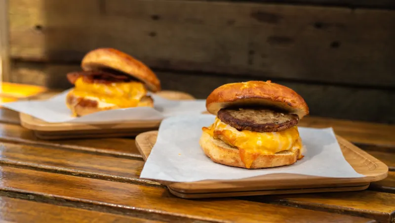 Breakfast sandwich