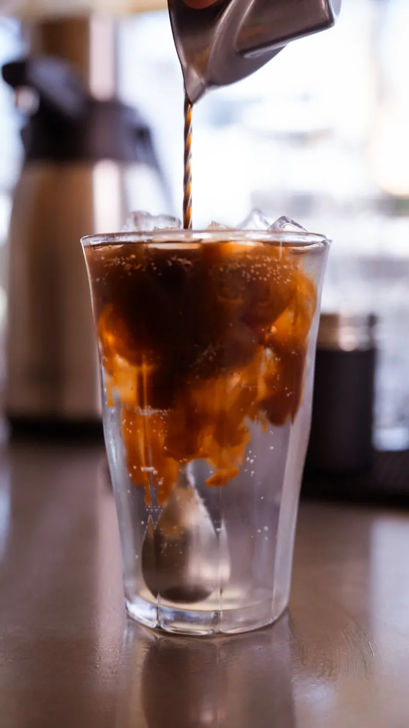 Cold brew sobre hielo